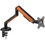 Aisens Soporte de Mesa RGB Gaming con Contrapeso para Monitor/TV 17-32 Pulgadas, Negro-Naranja